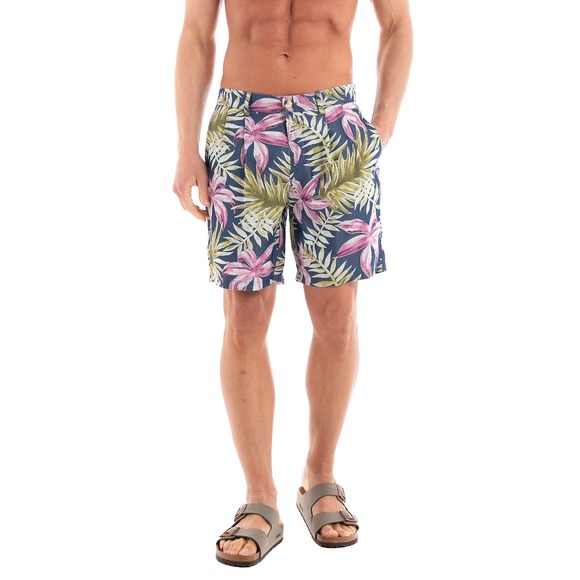 Scotch & Soda Other - Scotch & Soda Tropical Printed Pleated Twill Shorts In Multicolor Size 34 NWT